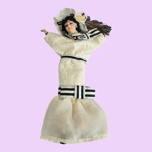 Wayne M Kleski ~ Katherine's Collection Victorian Lady Bean Bag Doll 12" Tall